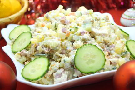 Салат Новогодний оливье