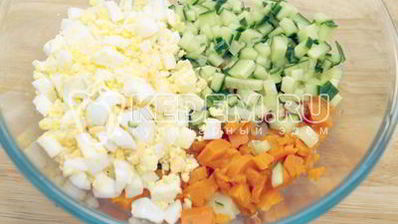 салат новогодний оливье