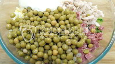 салат новогодний оливье