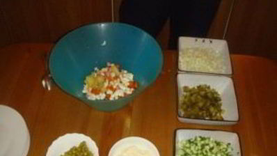 салат оливье по-домашнему