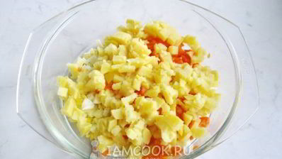 салат оливье с индейкой