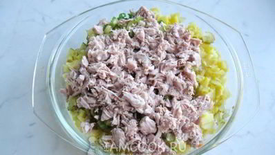 салат оливье с индейкой