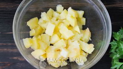 салат оливье с копченой скумбрией