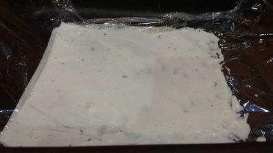 салат оливье в майонезном блинчике