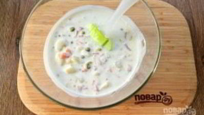 салат-желе оливье