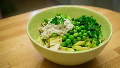 сыроедный оливье