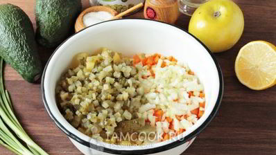 веганский оливье