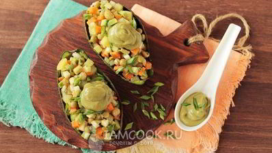 веганский оливье