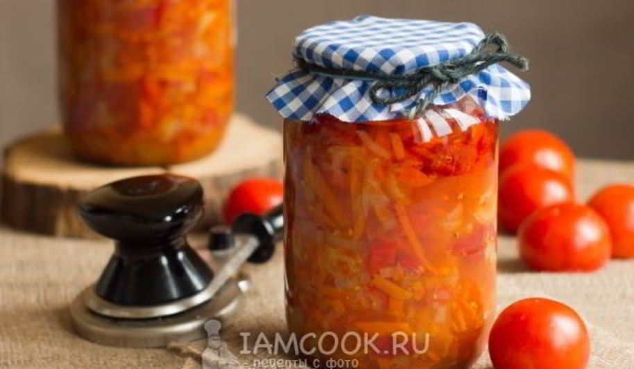 Рецепт овощного салата с морковью на зиму