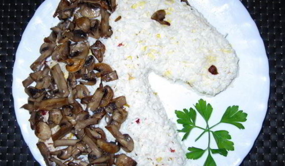 Рецепт салата белая лошадка