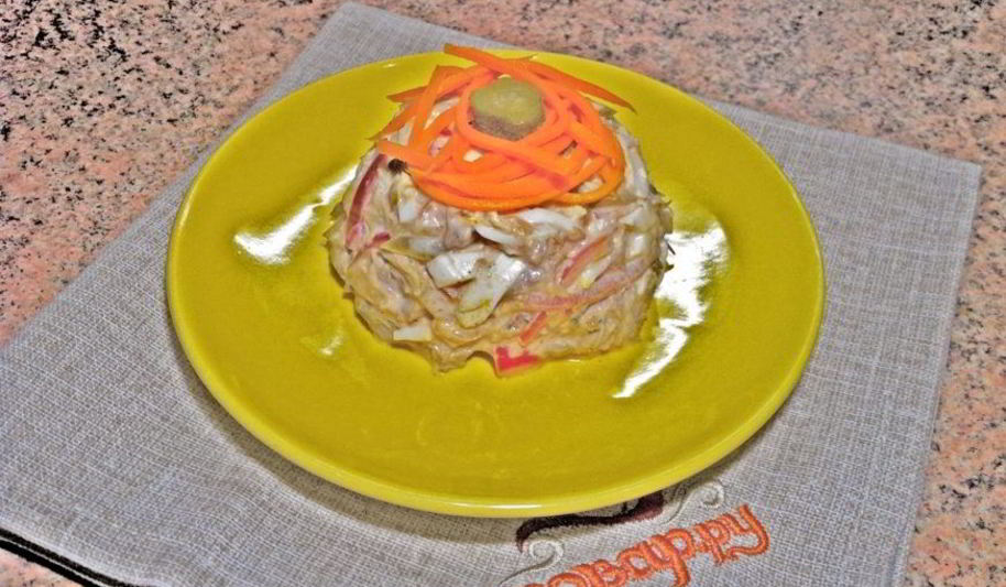 Рецепт салата берлинского с телятиной