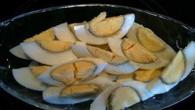 салат домашний с сельдью