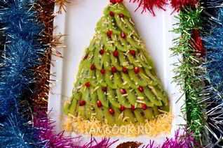 Салат Елочка с киви