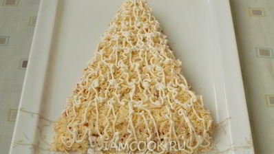 салат елочка с киви