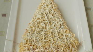 салат елочка с киви