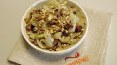 салат из фасоли постный