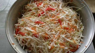 салат из капусты на зиму