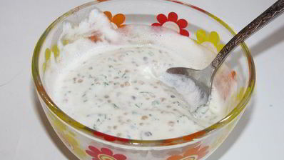 салат из кольраби и яблок с горчичной заправкой