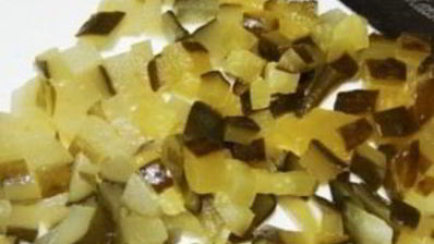 салат из куриных желудков