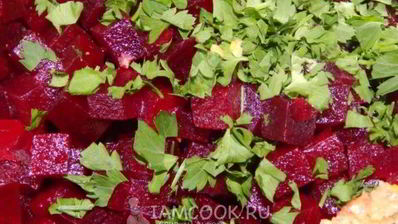 салат из свеклы с апельсиновым соусом