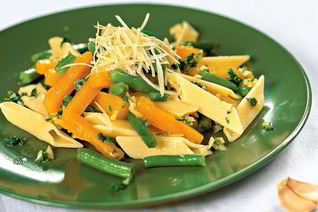 Салат из тыквы с макаронами