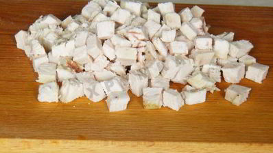 салат клеопатра с курицей и крабовыми палочками