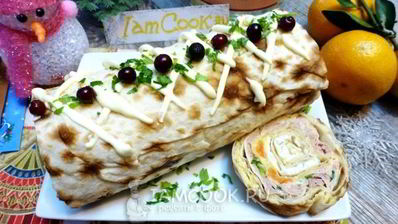 рулет мимоза