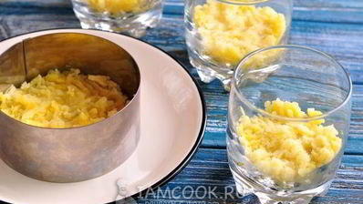 салат мимоза новогодний