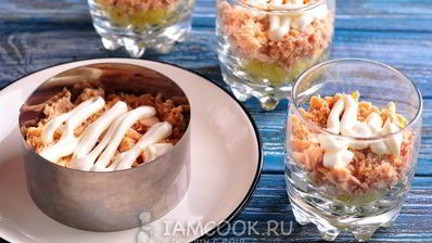 салат мимоза новогодний