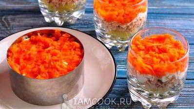 салат мимоза новогодний