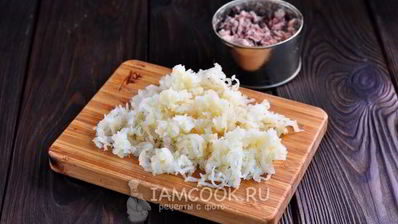 салат мимоза с картошкой