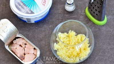 салат мимоза с печенью трески