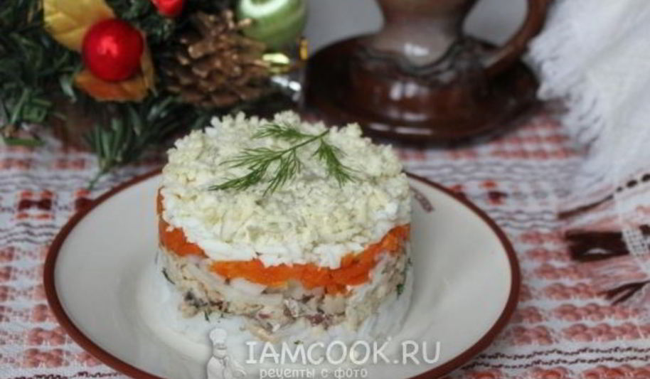 Рецепт салата мимоза с рисом