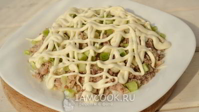 салат мимоза с сардиной