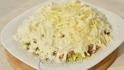 салат мимоза с сардиной