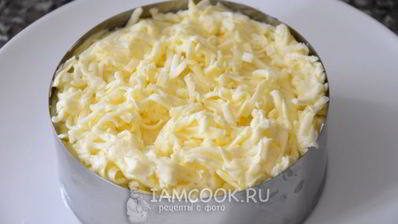 салат мимоза с сыром