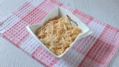 салат мимоза с яблоком