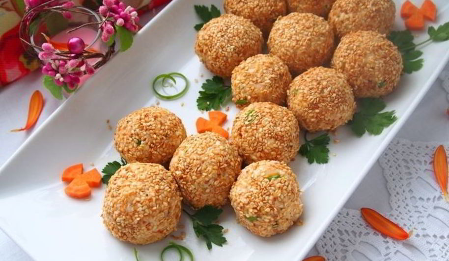 Рецепт салатных шариков мимоза