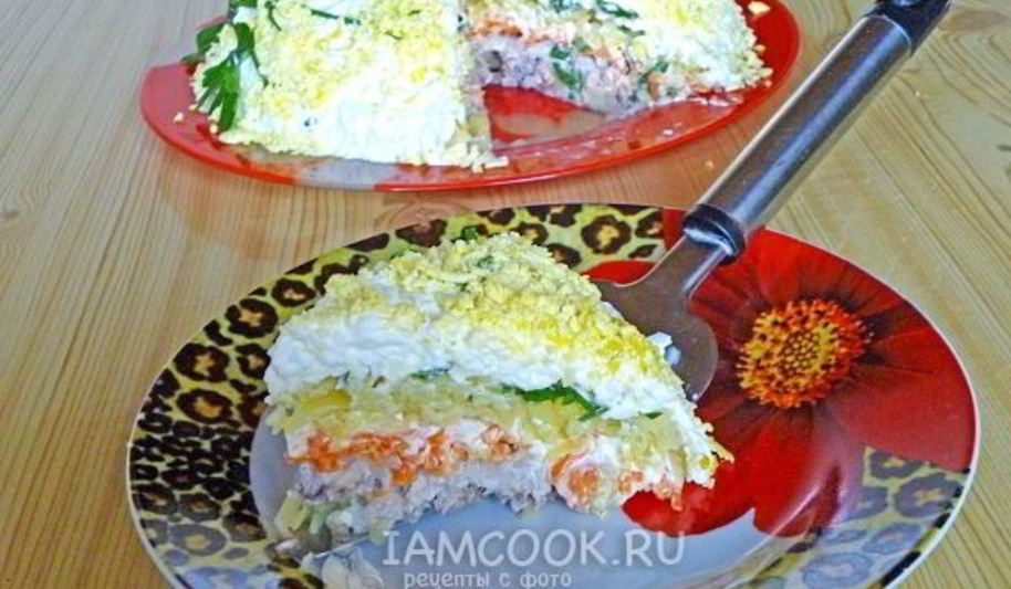 Рецепт слоеного салата мимоза