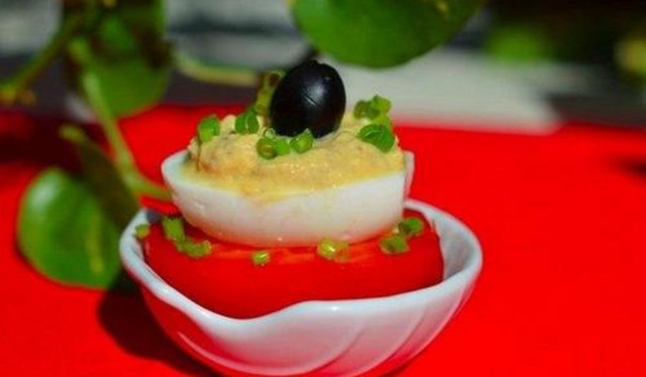 Рецепт закусочных яиц мимоза