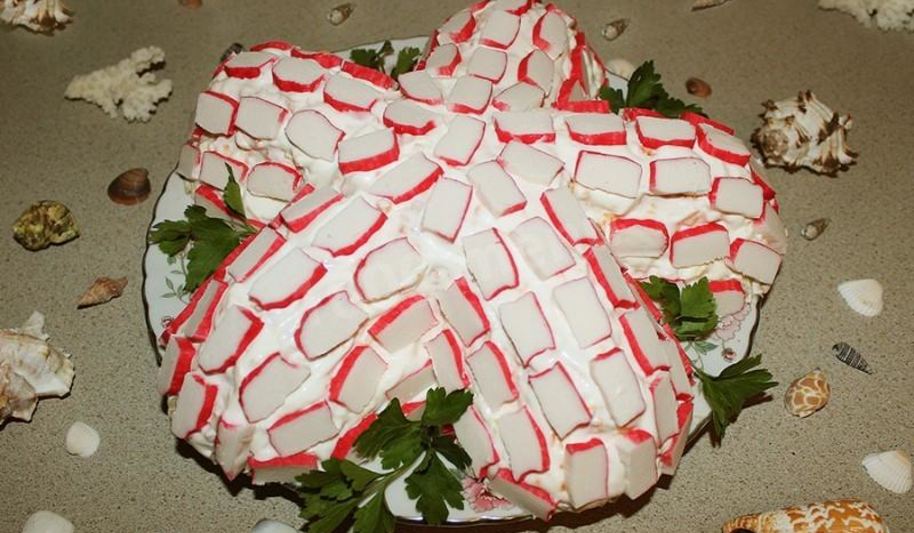 Рецепт салата морская звезда