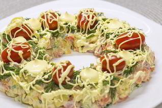 Салат Новогодний венок