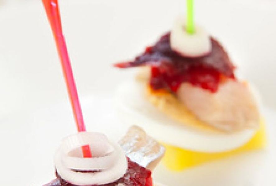 Канапе Селедка под шубой