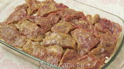 картошка под шубой в духовке