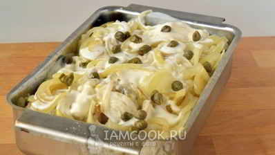 хек под шубой с каперсами