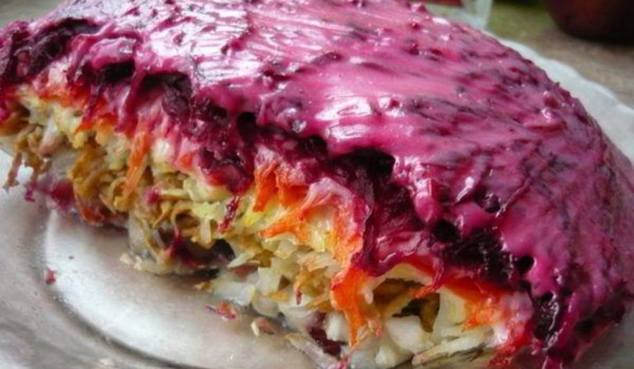 Рецепт классической сельди под шубой по-домашнему