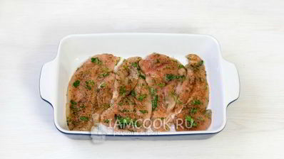 куриная грудка под шубой в духовке