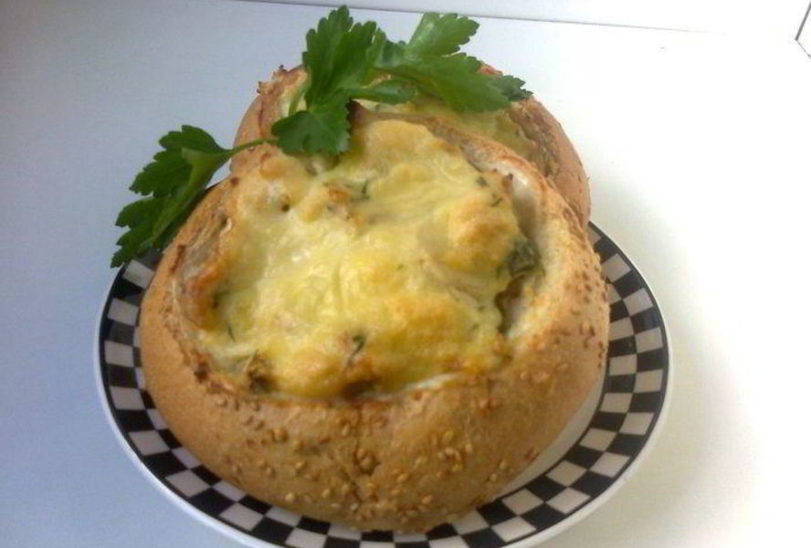 Куриная грудка в гнезде под шубой