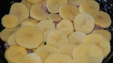 курица под шубой в духовке