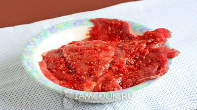 мясо под шубой в духовке